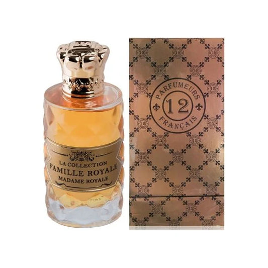 12 פרפומרס פרנסייס מאדאם רויאל - 12 Parfumeurs Francais Madame Royale 100ml Extrait De Parfum - בושם לאישה מקורי - בקבוק ואריזה