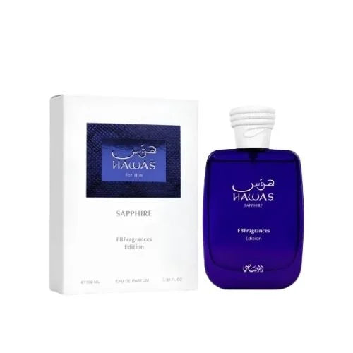 רסאסי הוואס ספייר - Rasasi Hawas Sapphire 100ml E.D.P - בושם יוניסקס מקורי - בקבוק